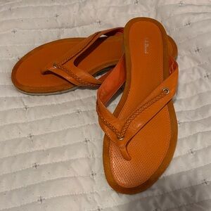 L.L. Bean Women's Orange Sandals